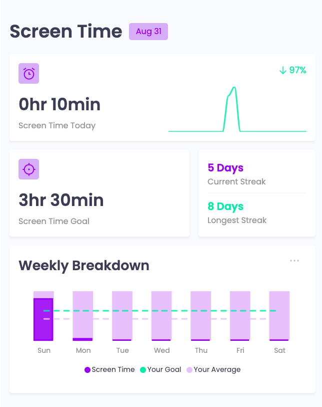 Productivity tracking software
